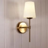 Kinbury wall light Satin Brass - life 
