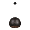 Celeste Black & Gold Dome pendant - not lit