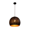 Celeste Black & Gold Dome pendant