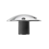 Havit Lighting Dome Recessed One Way Deck Light Silver Warm White Side View