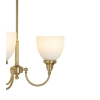 Benson 3 Light Pendant Satin Brass F/Up 1001583