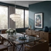 Calista 50cm 7LT Chandelier Bru/Nickel 1001637 - lifestyle