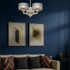 Moreno II 3LT Pendant - Aged Gold E14 - lifestyle