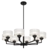 Moreno II 8LT Pendant - Black E14