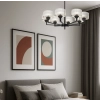 Moreno II 8LT Pendant - Black E14 - lifestyle