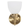 Benson 1 Light Wall Light - Satin Brass 1001582 - front