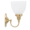 Benson 1 Light Wall Light - Satin Brass 1001582 - side