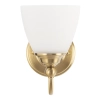 Nova 1 Light Wall Light Satin Brass 1001586 - front
