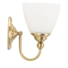 Nova 1 Light Wall Light Satin Brass 1001586 - side