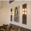Rockford 2 Light Wall Light Satin Brass 1001588 -lifestyle 