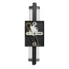 Rockford 2 Light Wall Light Black 1001589 - back