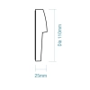 Tivoli 4w White LED Step Light MLXT3454W - dimensions