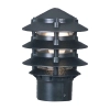 Pagoda Post Top Black MXB1