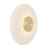 Amity Brass Matt/Opal Interior Wall Light AMITY WB25-BRSOP