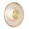 Amity Brass Matt/Amber Interior Wall Light AMITY WB25-BRSAM