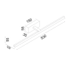 Lineal White Wall Lights - 3 Sizes  - medium