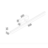 Lineal White Wall Lights - 3 Sizes  - large