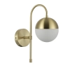 Aro Satin Gold Interior Wall Light ARO2 - off
