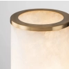 Herman Brass Double Interior Wall Light ELS1116382 - top closeup
