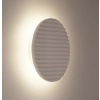 Dot.20 White Scalloped Plaster Wall Light OL53201/20SP