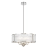 Norel 6LT Pendant  Nickel - 500mm