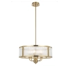 Norel 6LT Pendant  Antique Gold - 500mm