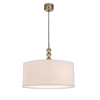 Poetix 500mm Pendant  Aged Gold / Ivory Shade