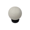 Piona 1LT Wall Light BLK - Alabaster Stone AW-21388-BLK