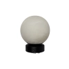 Piona 1LT Wall Light BLK - Alabaster Stone AW-21388-BLK - side