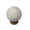Piona 1LT Wall Light BRS - Alabaster Stone AW-2138-BRS
