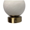Piona 1LT Wall Light BRS - Alabaster Stone AW-2138-BRS. close