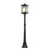 Barnet Black Exterior Post Light - 2 Sizes 