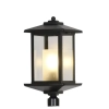 Barnet Black Exterior Post Light - 2 Sizes  - close up 