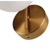 Rhea Rechargeable Wall Light - Brass Opal - closeup