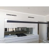Ailia Sleek 35x37 1.8m Long Linear LED Pendant Light - lifestyle 1