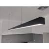 Ailia Sleek 35x37 Black aluminium Linear pendant