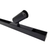 Magnetic Track Spot 35 Single adjustable spotlight head - Black in track