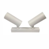 Magnetic Track Spot 35 Double adjustable spotlight head - White side