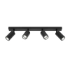 Cougar Lighting - Stockholm 4 Light Rail - Black