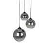 Studio II 3LT Cord Drop Smoke Pendant - close up 