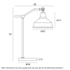 Telbix Lighting Kylan Table Lamp Dimensions