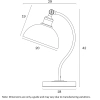 Telbix Lighting Brevik Table Lamp Dimensions