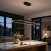 Ailia Imports Taree Oval Black Pendant - lifestyle