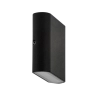 Lisse Small Up/ Down Exterior Wall Light - black