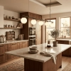 Burness Black 5 Light Bar Pendant  - lifestyle