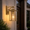Telbix Lighting Coby Brass Exterior Wall Light - lifestyle