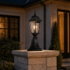 Junction Small Pillar Light Antique Black - lifestyle