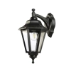 Roman Poly Carbonate Black & White Coach Lights - black