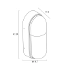 Hull Wall Light - 2 Colours - dimensions