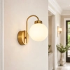 Rhea Rechargeable Wall Light - Brass Opal - lifestyle 3